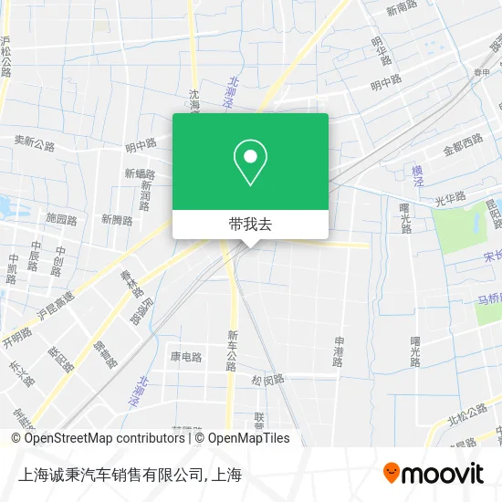 上海诚秉汽车销售有限公司地图