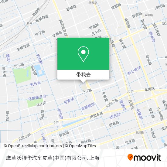 鹰革沃特华汽车皮革(中国)有限公司地图