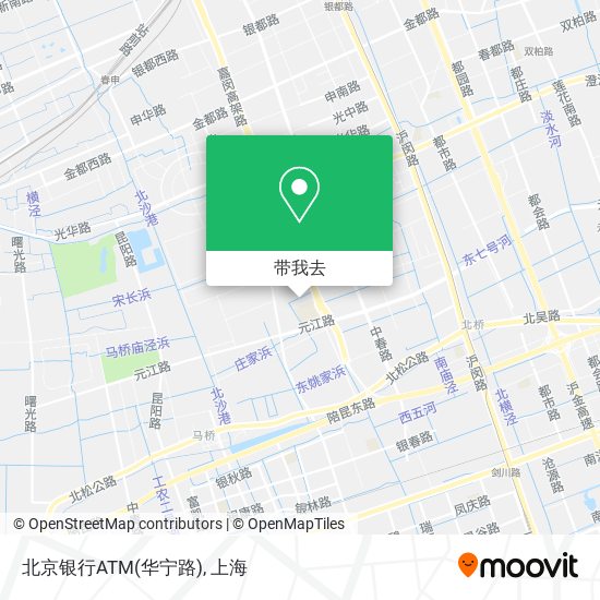 北京银行ATM(华宁路)地图