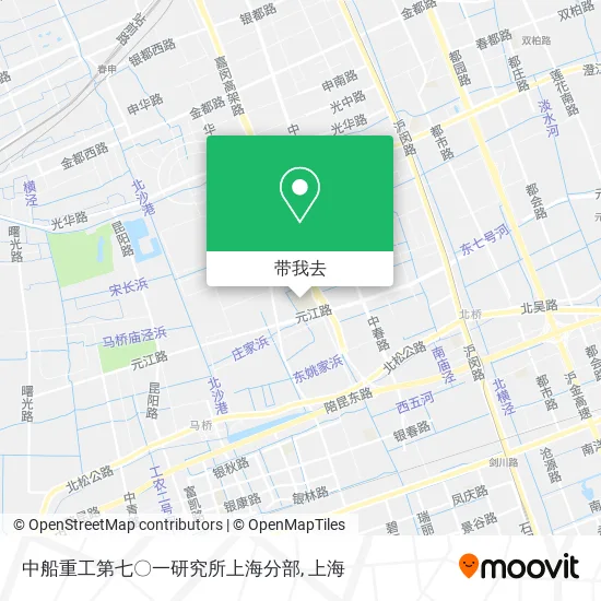 中船重工第七〇一研究所上海分部地图
