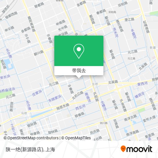 陕一绝(新源路店)地图