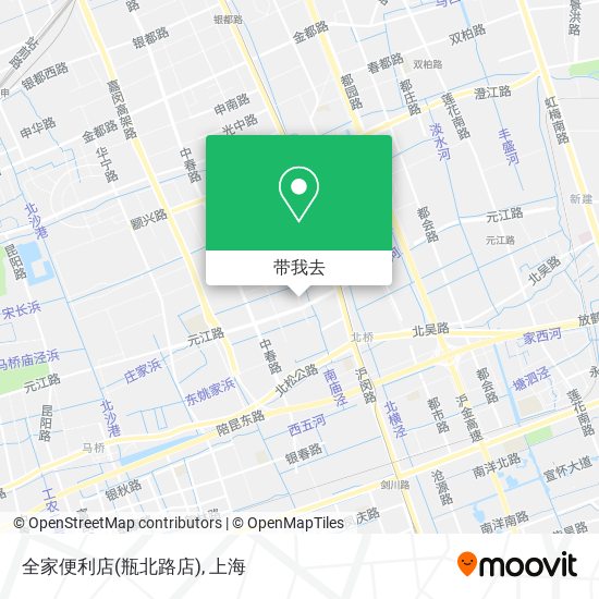 全家便利店(瓶北路店)地图