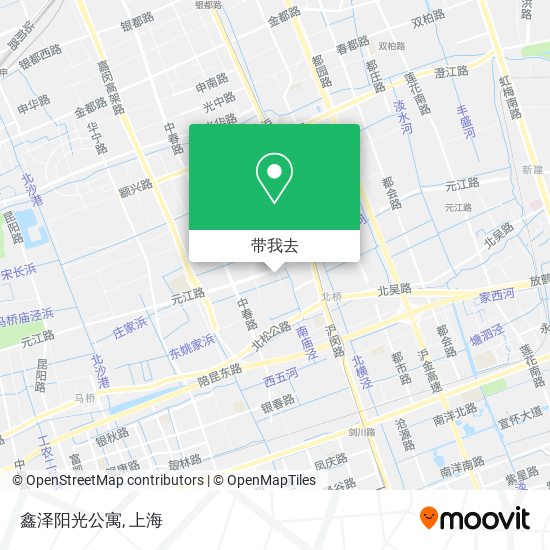 鑫泽阳光公寓地图