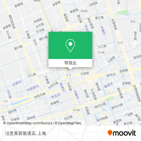 洁意美容装潢店地图