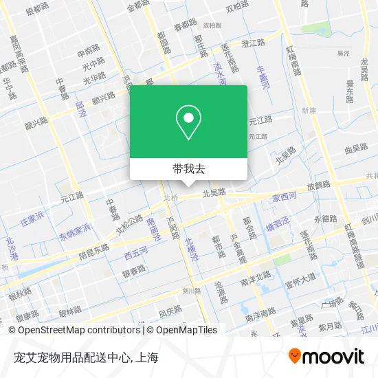 宠艾宠物用品配送中心地图