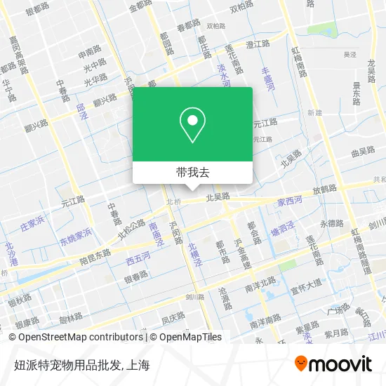 妞派特宠物用品批发地图
