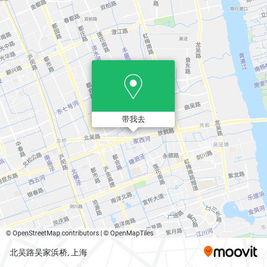 北吴路吴家浜桥地图