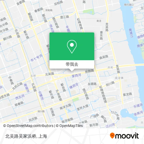 北吴路吴家浜桥地图