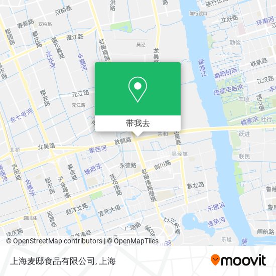 上海麦邸食品有限公司地图