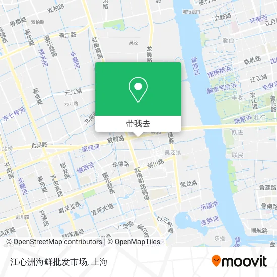 江心洲海鲜批发市场地图