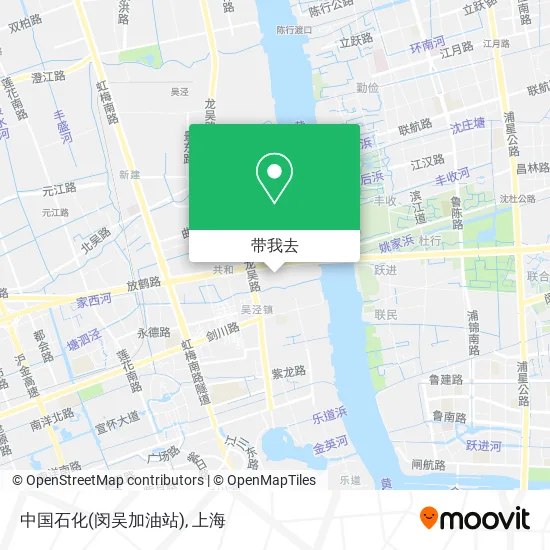中国石化(闵吴加油站)地图