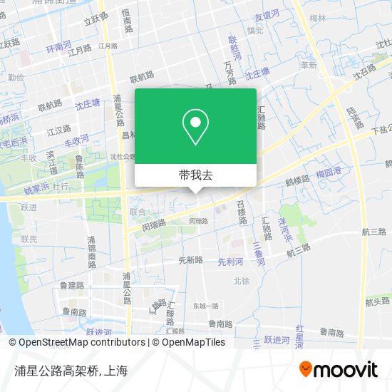 浦星公路高架桥地图