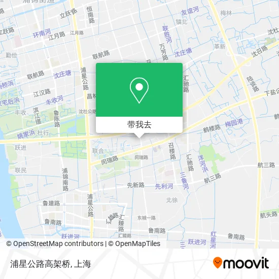 浦星公路高架桥地图