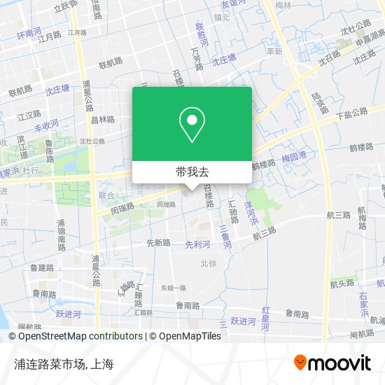 浦连路菜市场地图