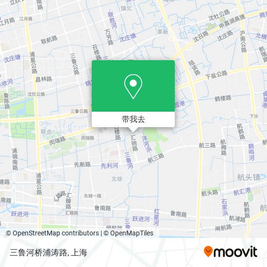 三鲁河桥浦涛路地图