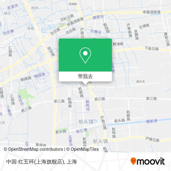 中国·红五环(上海旗舰店)地图