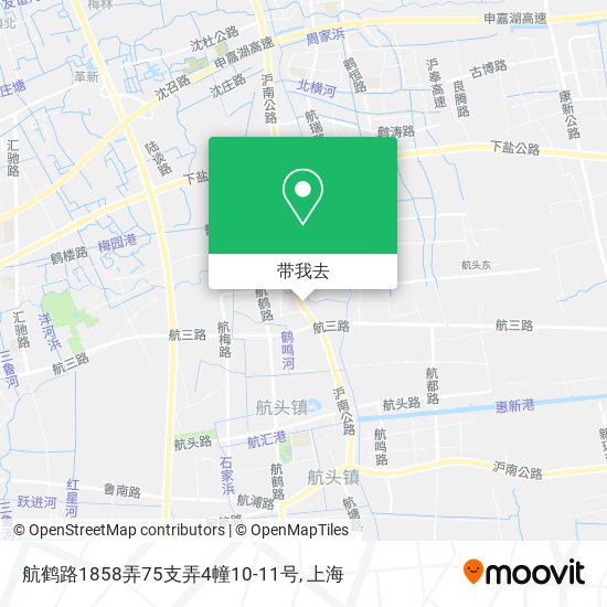 航鹤路1858弄75支弄4幢10-11号地图