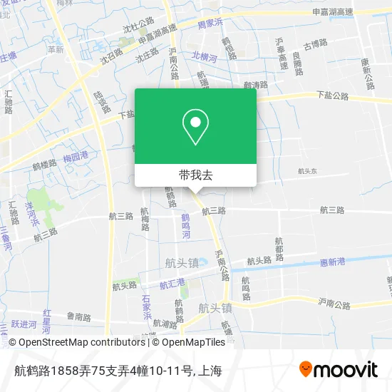 航鹤路1858弄75支弄4幢10-11号地图