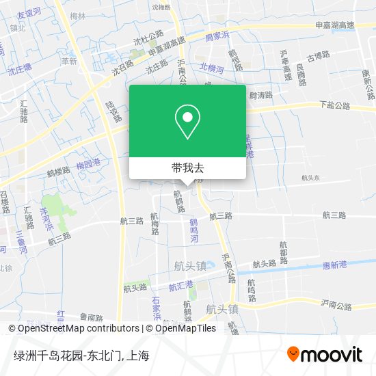 绿洲千岛花园-东北门地图
