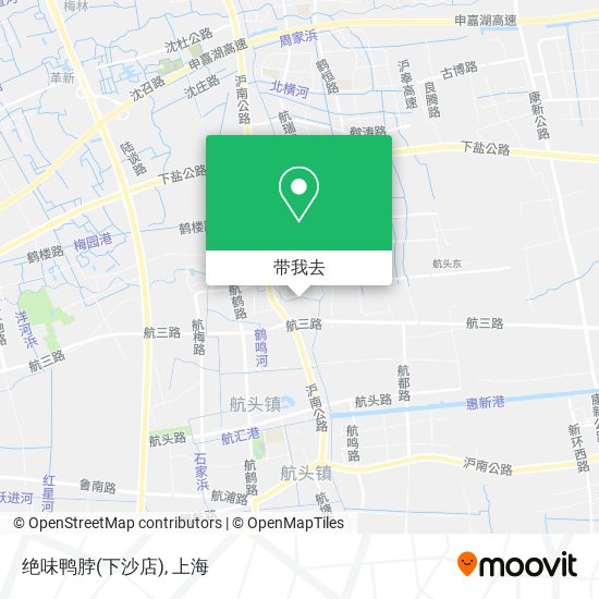 绝味鸭脖(下沙店)地图