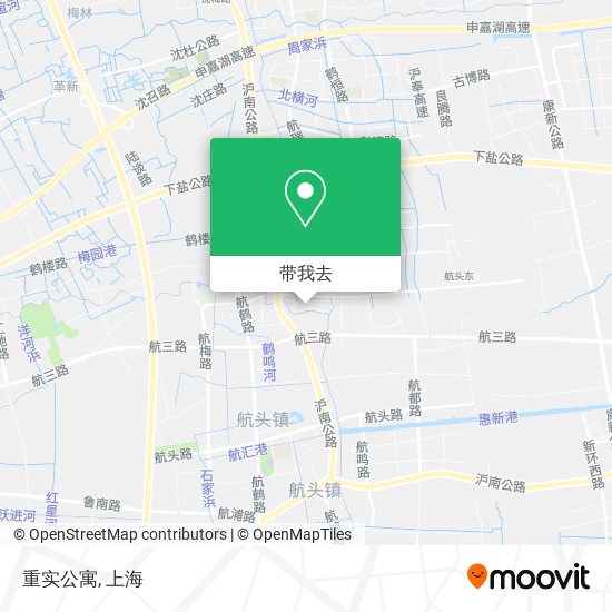 重实公寓地图