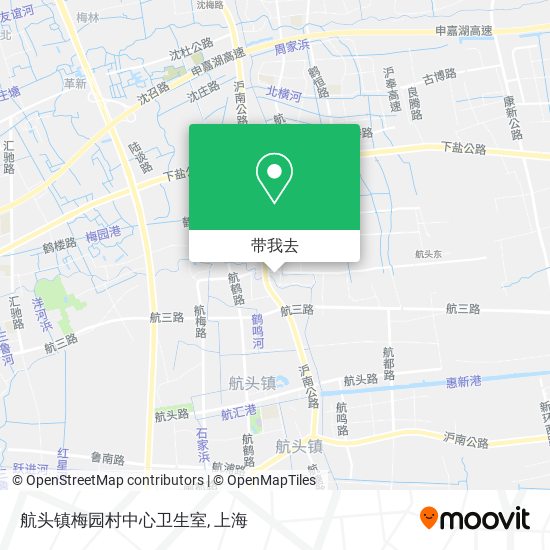 航头镇梅园村中心卫生室地图