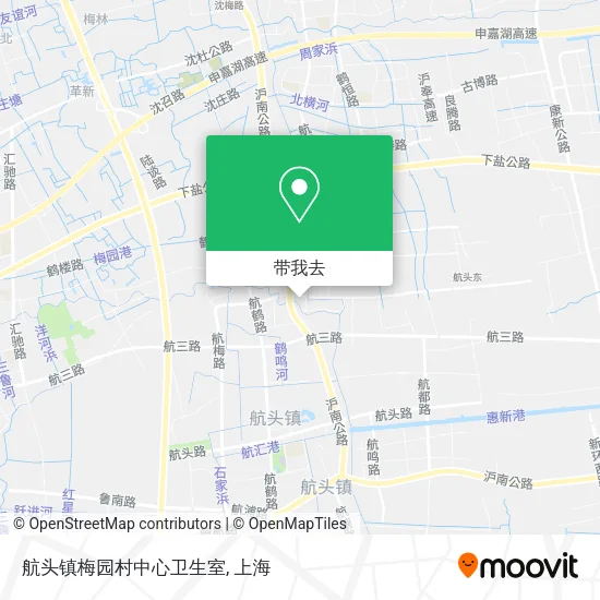 航头镇梅园村中心卫生室地图