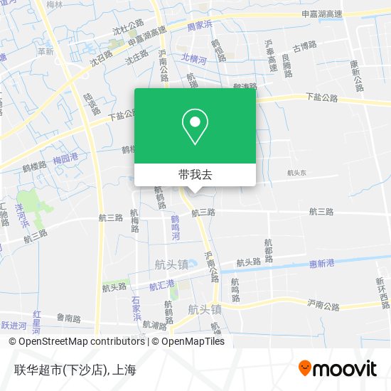 联华超市(下沙店)地图