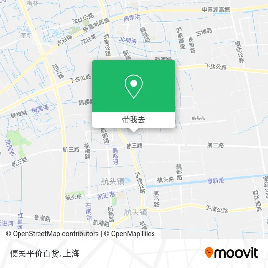 便民平价百货地图