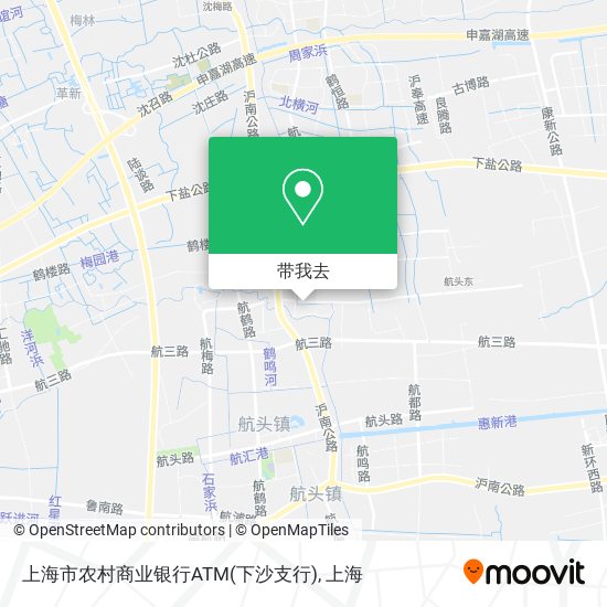 上海市农村商业银行ATM(下沙支行)地图