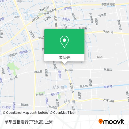 苹果园批发行(下沙店)地图