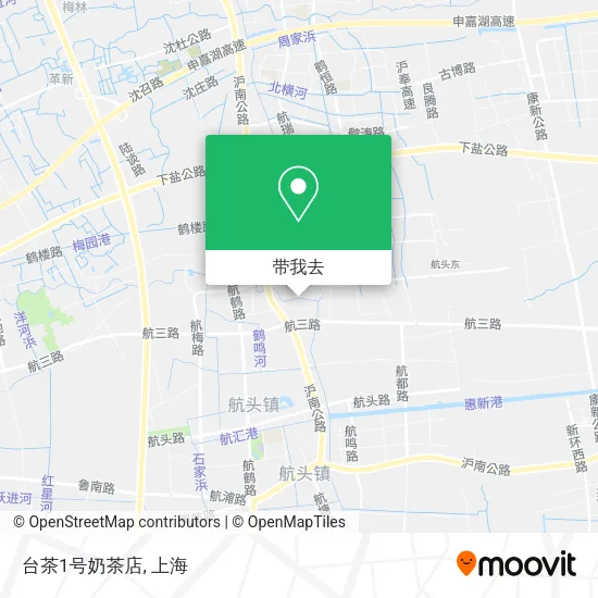 台茶1号奶茶店地图