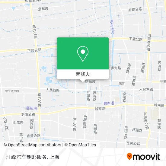 汪峰汽车钥匙服务地图