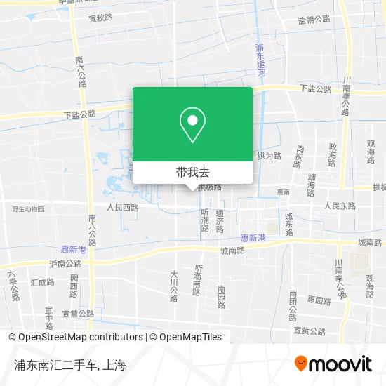 浦东南汇二手车地图