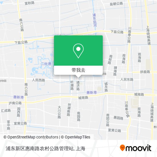浦东新区惠南路农村公路管理站地图