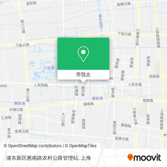浦东新区惠南路农村公路管理站地图