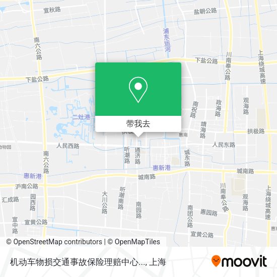 机动车物损交通事故保险理赔中心...地图