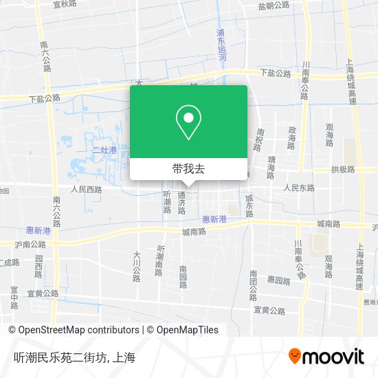 听潮民乐苑二街坊地图