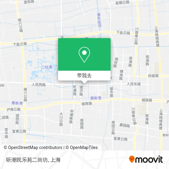 听潮民乐苑二街坊地图