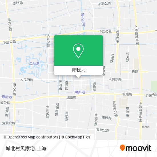 城北村凤家宅地图