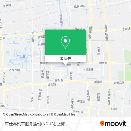 车仕界汽车服务连锁(NO.18)地图