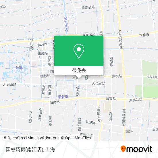 国慈药房(南汇店)地图