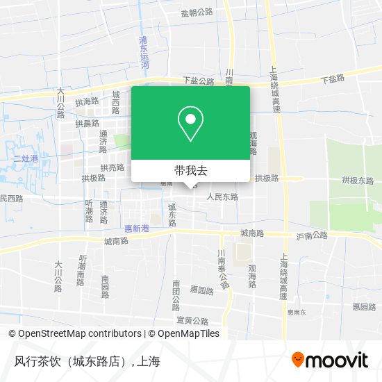 风行茶饮（城东路店）地图