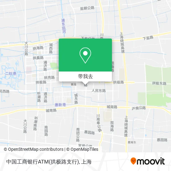 中国工商银行ATM(拱极路支行)地图