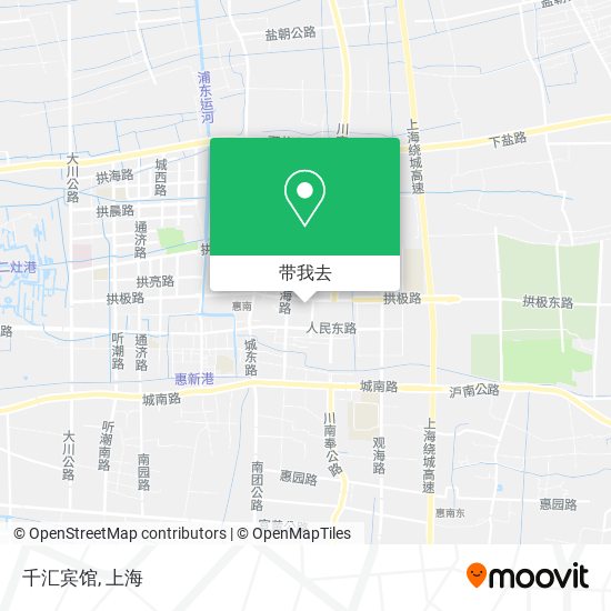 千汇宾馆地图
