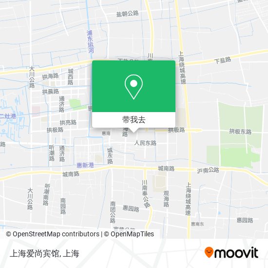 上海爱尚宾馆地图