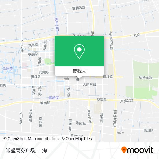 通盛商务广场地图