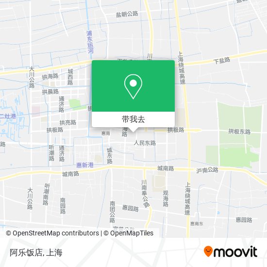 阿乐饭店地图