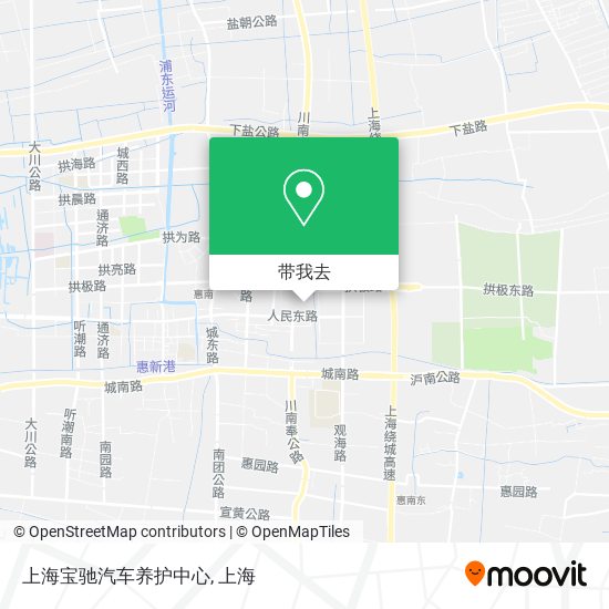 上海宝驰汽车养护中心地图