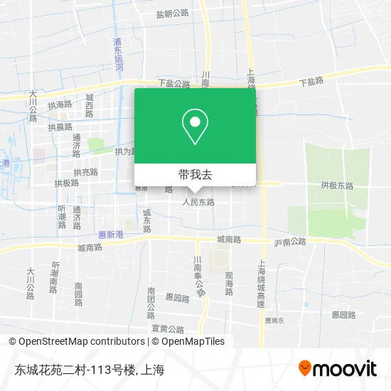 东城花苑二村-113号楼地图